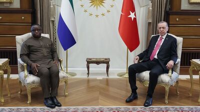 Cumhurbaşkanı Erdoğan, Sierra Leone Cumhurbaşkanı ile görüştü