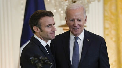 Biden ve Macron'dan 'Ukrayna' görüşmesi
