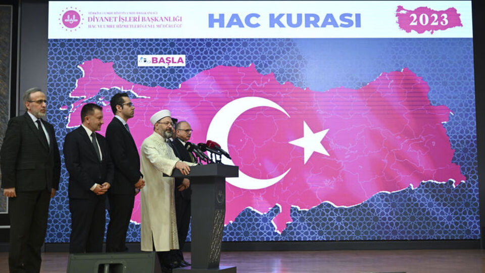 2023 yılı hac kurası çekildi!