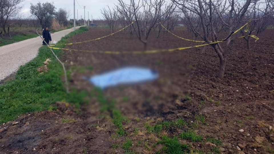 Kiraz bahçesinde başından vurulmuş olarak ölü bulundu