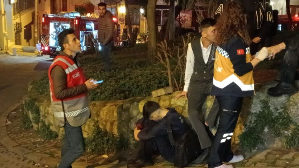 Beyoğlu'nda lüks otelde yangın!