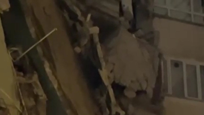 Depreme ilişkin yeni görüntüler! Polis anonsları ortaya çıktı