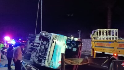 3. Lig ekibi kaza yaptı! Yaralılar var