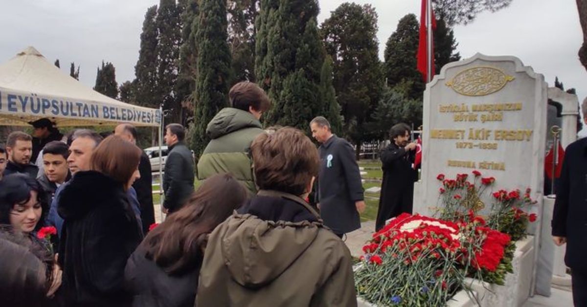Son dakika: Milli şair Mehmet Akif Ersoy kabri başında anıldı! 12 Mart ...