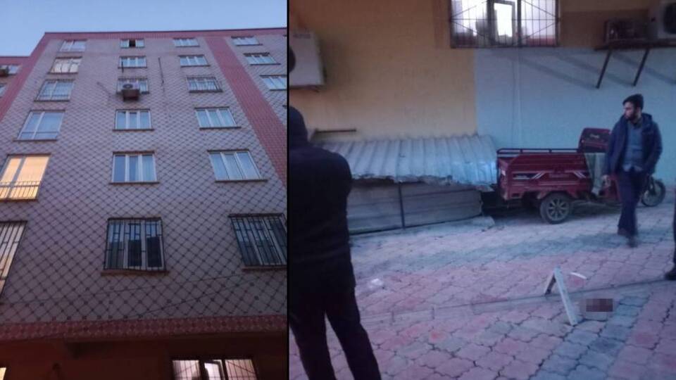 Görme engelli genç kız 6'ncı kattan düştü