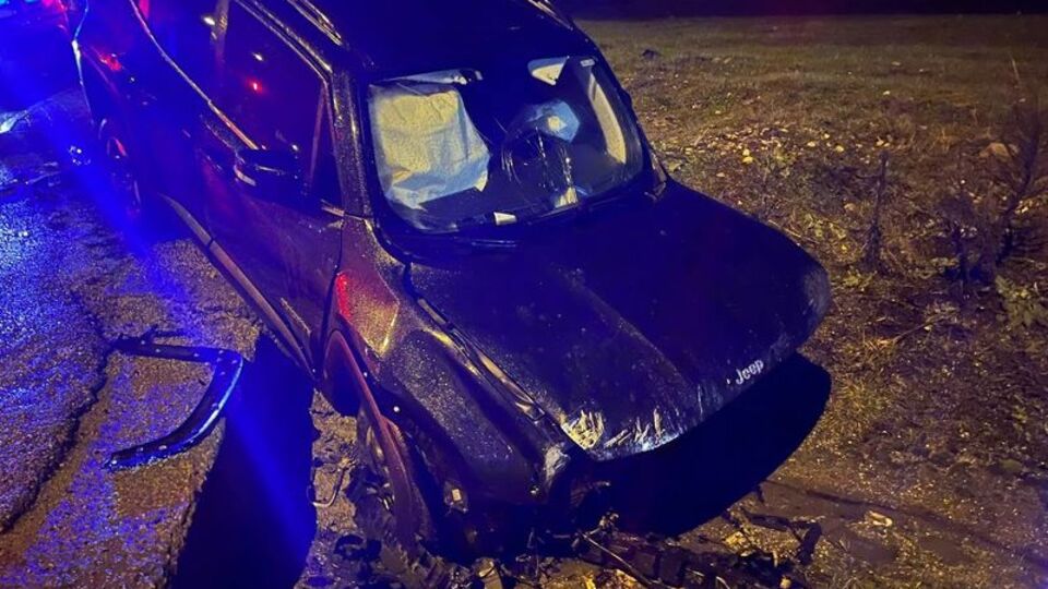 Bolu'da lüks cip su kanalına uçtu