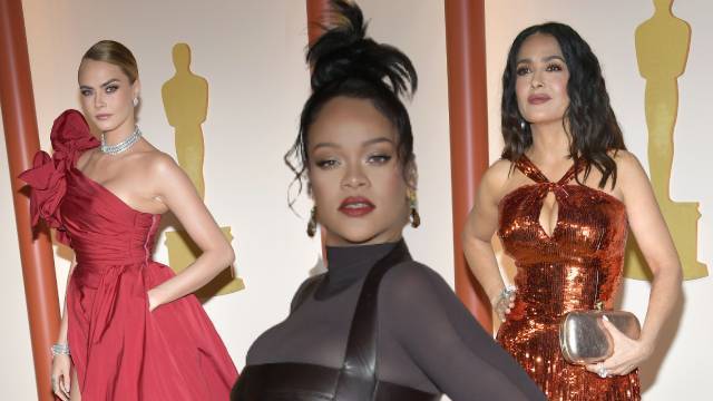 Oscar Ödülleri'nde şıklık yarışı! Kırmızı değil 'bej' halı