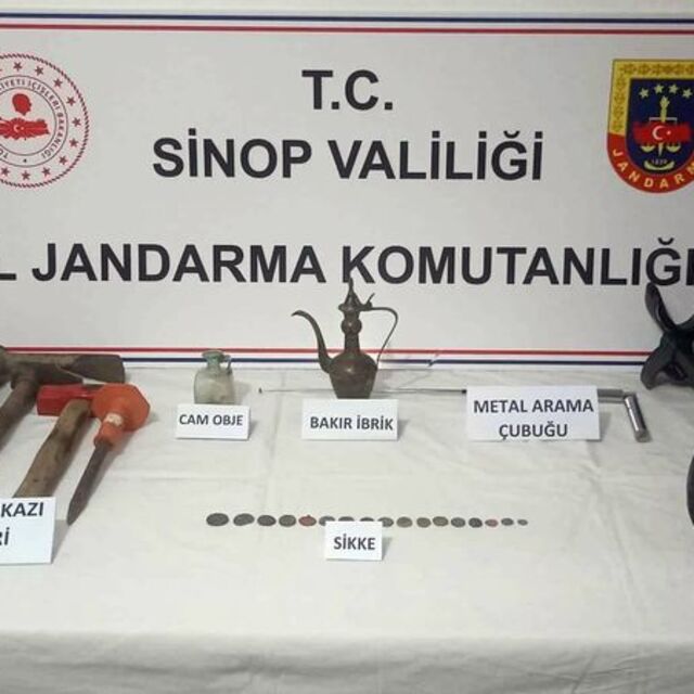 Boyabat'ta Helenistik döneme ait sikkeler ele geçirildi