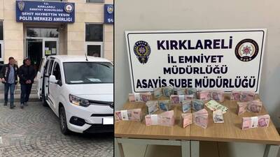 Aranan dolandırıcı 217 bin TL ile yakalandı