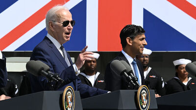 Biden ve Sunak'tan AUKUS görüşmesi