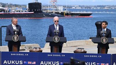 AUKUS: ABD, İngiltere ve Avustralya'nın Çin'i dengeleme amaçlı, nükleer denizaltı projesine dayalı güvenlik paktı