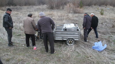 Devrilen elektrikli motosikletin sürücüsü öldü