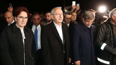 Kılıçdaroğlu, Akşener ve Davutoğlu sel bölgesinde