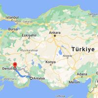 Antalya Denizli arası kaç km?