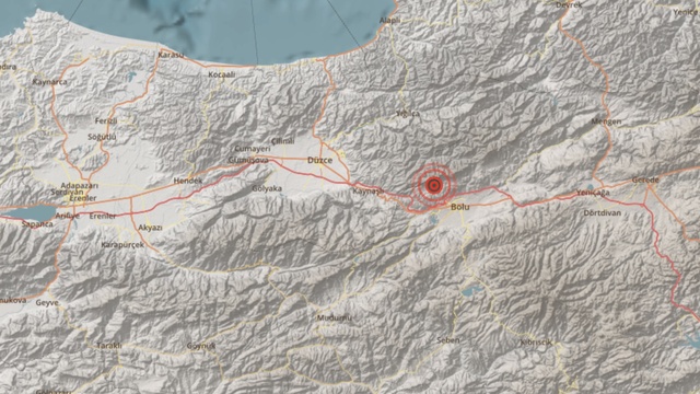 Bolu'da 4.8 büyüklüğünde deprem!