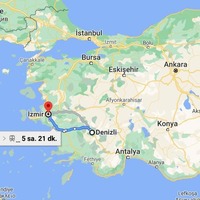 Denizli İzmir arası kaç km?