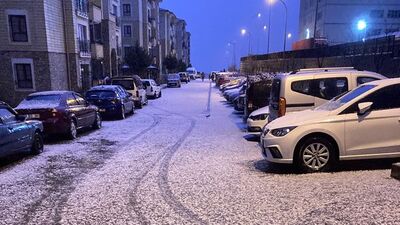 Gaziantep'te sağanak ve dolu etkili oldu