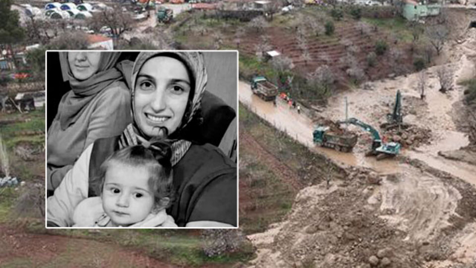 16 ev tahliye edildi! Anne kızı çamur yuttu!