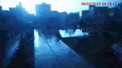 Yer: Adıyaman! Tarih: 6 Şubat! Felaket anı güvenlik kamerası ve polis telsizinde!