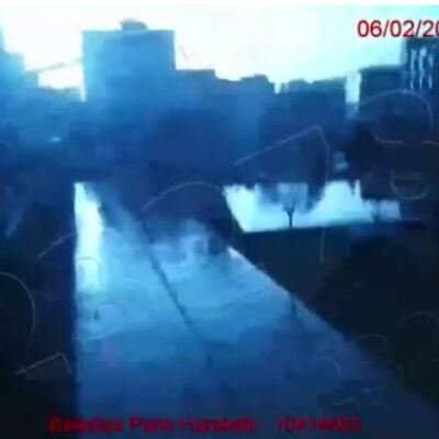 Yer: Adıyaman! Tarih: 6 Şubat! Felaket anı güvenlik kamerası ve polis telsizinde!