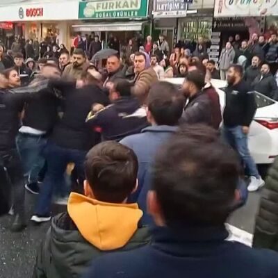 Kaza sonrası yumruklu kavga