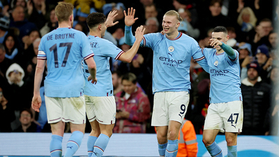 Haaland çıldırdı! 8. gol...