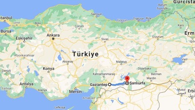 Gaziantep Şanlıurfa arası kaç km?