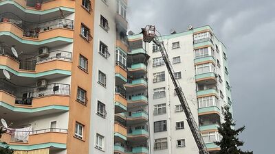 Adana'da evde çıkan yangın söndürüldü