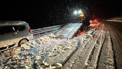 Bayburt-Erzurum kara yolu ulaşıma açıldı