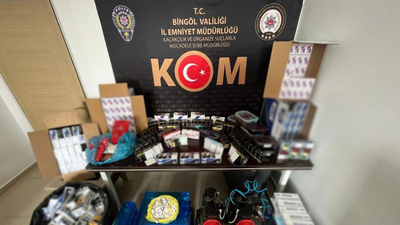 Bingöl'de kaçak sigara ve tütün ele geçirildi