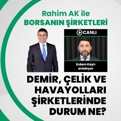 Demir çelik ve havayolları masada