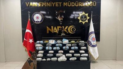 Van'da 31 kilogram uyuşturucu ele geçirildi