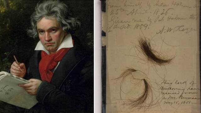 Beethoven'ın saç telleri incelendi, gizem çözüldü!