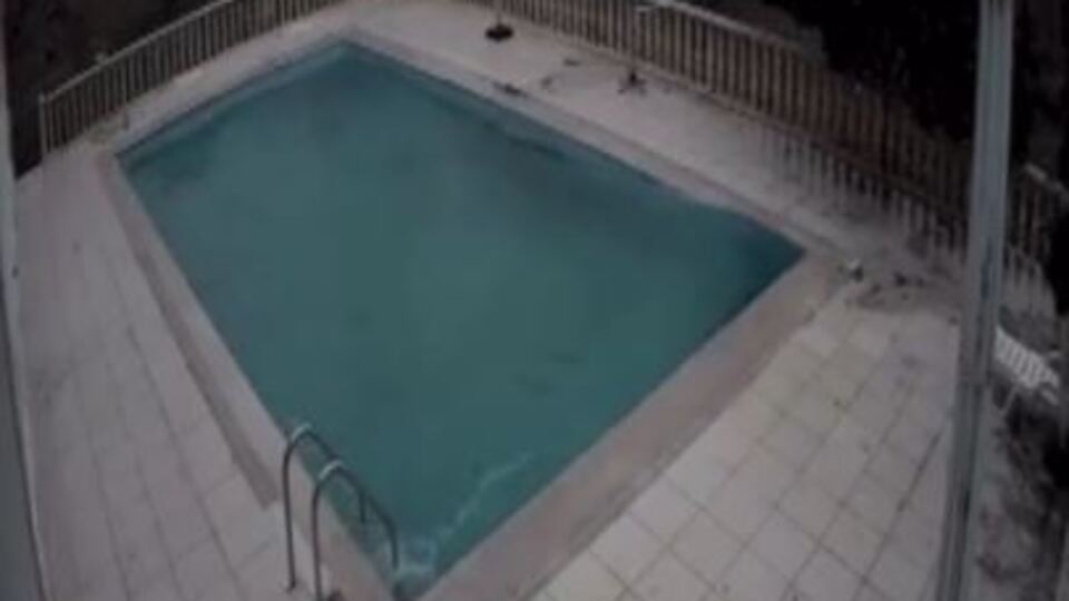 6 Şubat felaketi Kilis'te kameraya böyle yansımış! Havuzda tsunami!