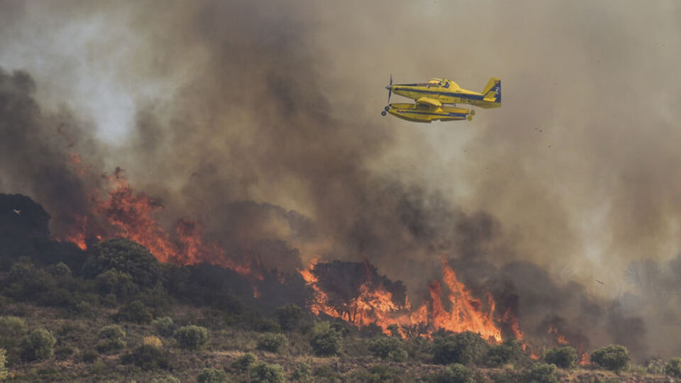 Yılın ilk büyük yangını: "Yüksek tehlike düzeyde" alarm verildi