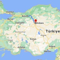 Ankara - Bolu arası kaç km?