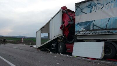 Kilis'te TIR kazası