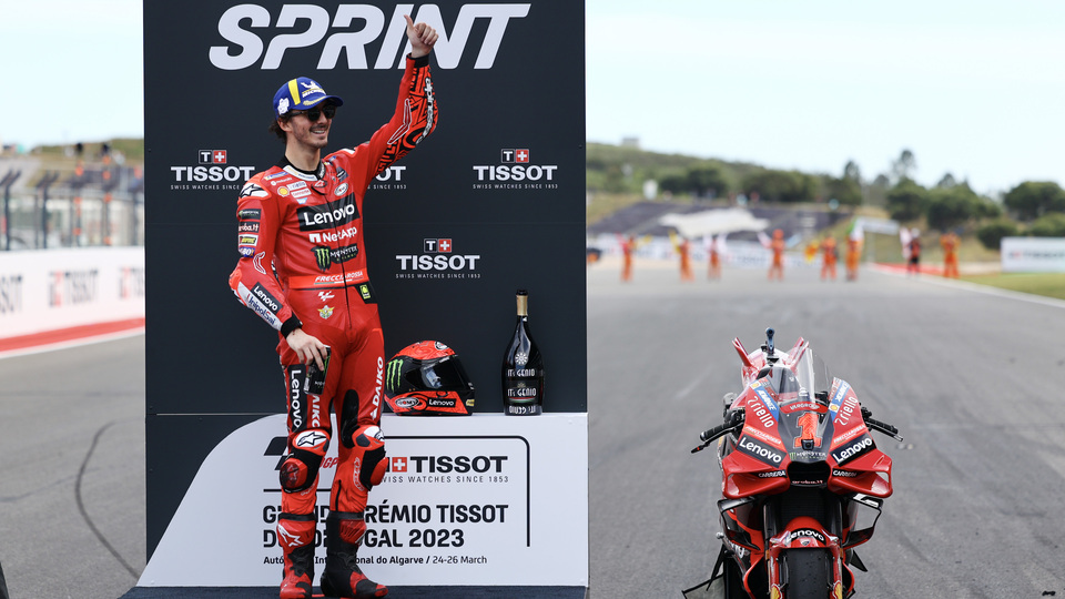 Portekiz'de kazanan Bagnaia