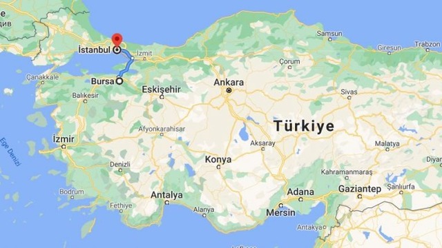 Bursa İstanbul arası kaç km?