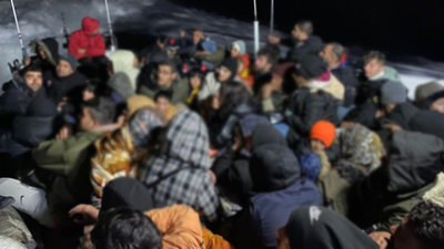 Muğla açıklarında 59 düzensiz göçmen kurtarıldı