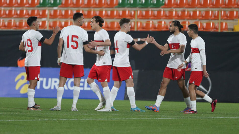 Ümit Milli Takım 4 golle kazandı