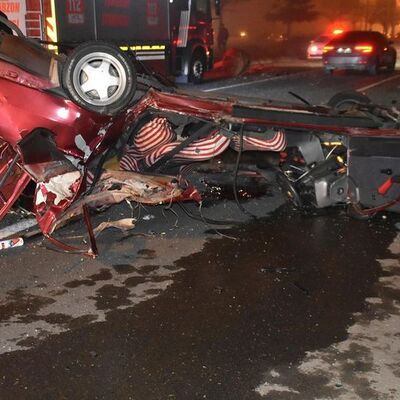 Trabzon'da feci kaza: 2 ölü, 2 ağır yaralı