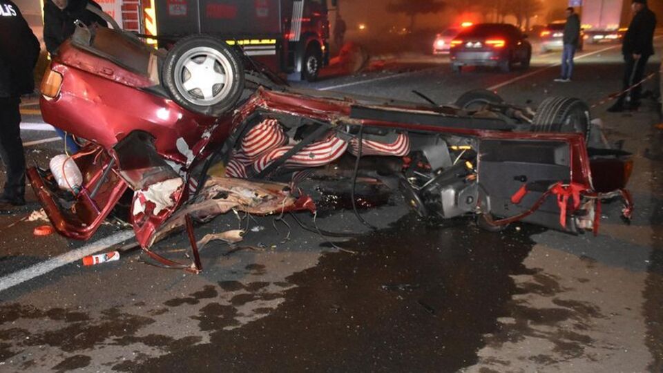 Trabzon'da feci kaza: 2 ölü, 2 ağır yaralı