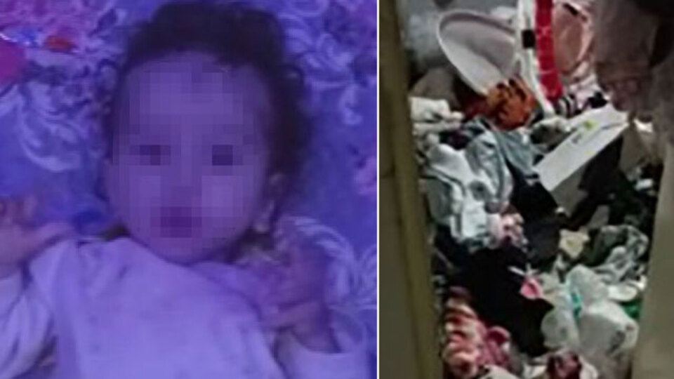 Çöp evden ağlama sesi duyuldu! Kız çocuğu bulundu!