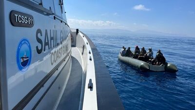 Muğla açıklarında 16 düzensiz göçmen kurtarıldı