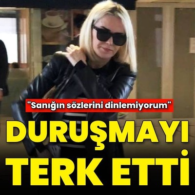 Öfkelenerek duruşmayı terk etti