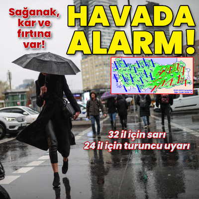 Meteoroloji açıkladı! Sağanak ve fırtına bekleniyor
