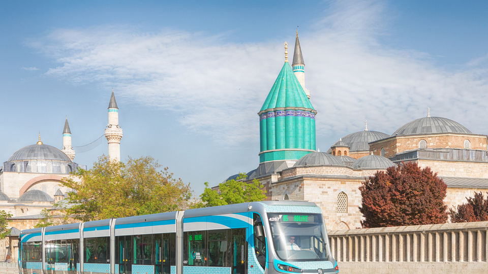 Konya tramvay durakları