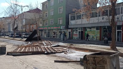 Fırtınada devrilen ağaç 7 öğrenciyi yaraladı!