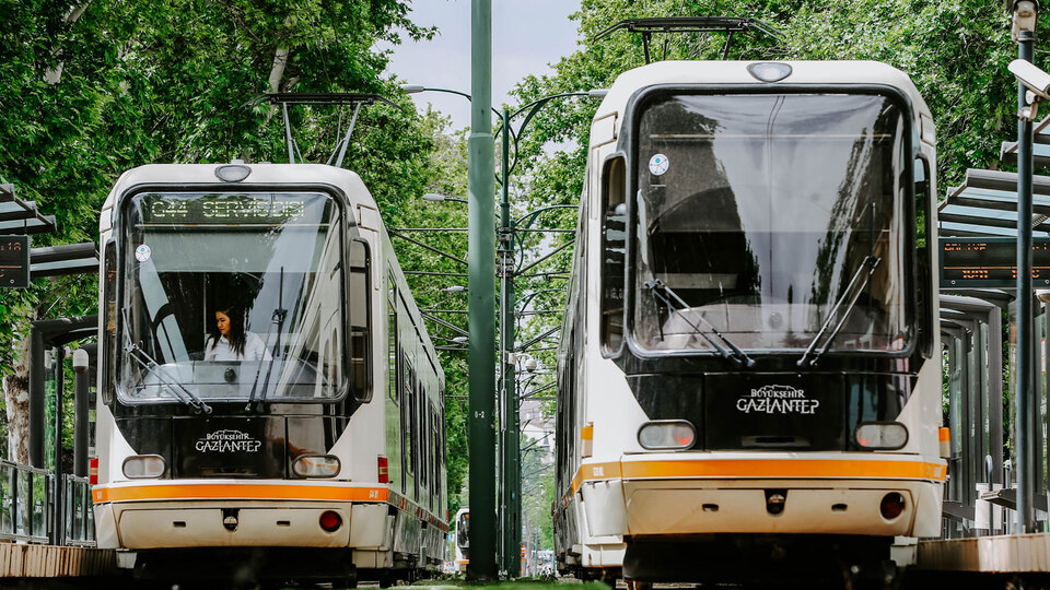 Gaziantep tramvay durakları